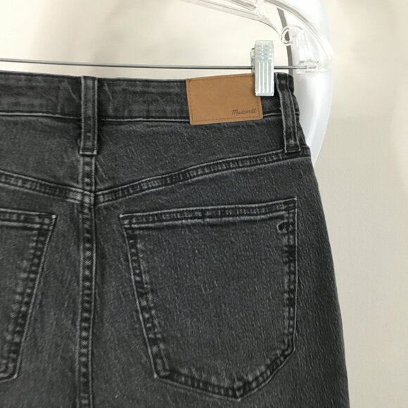 MADEWELL Dark Gray The Curvy Vintage Jean 5 Pocket Logo Hardware Jeans - Picture 11 of 12